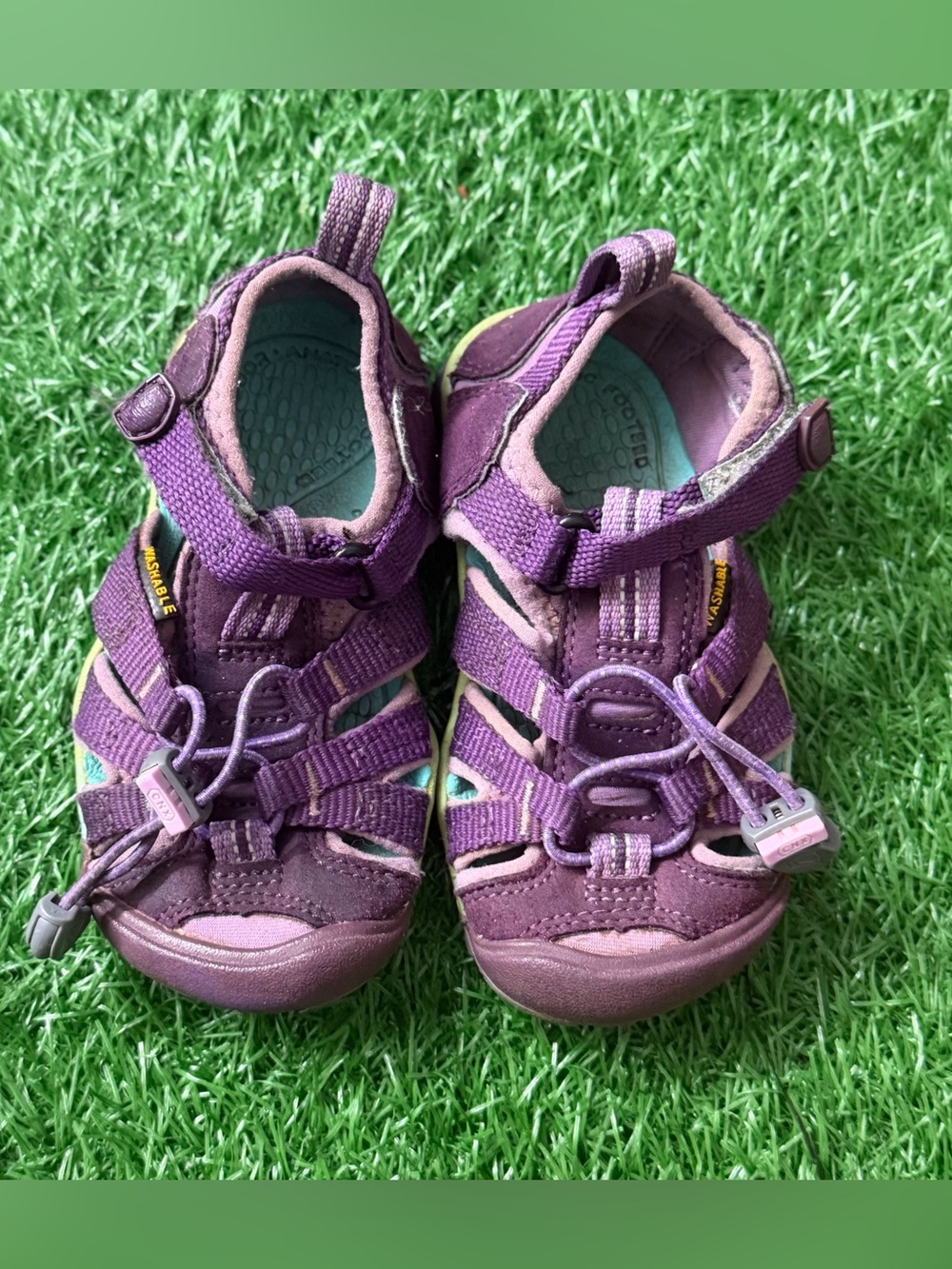 Kids Purple Outdoor Sandals - KEEN Style Size 8